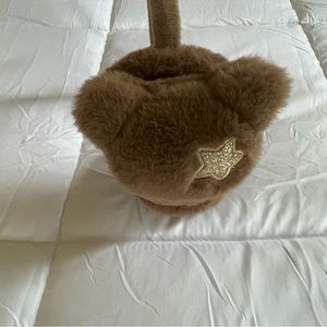 Starred Teddy Bear Earmuffs